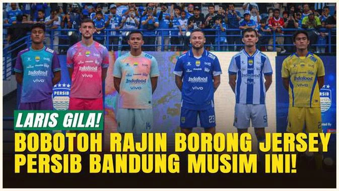 Antusiasme Membara! Jersey Baru Persib Laris Manis, Bobotoh Siap Kawal Pangeran Biru Raih Gelar Keempat