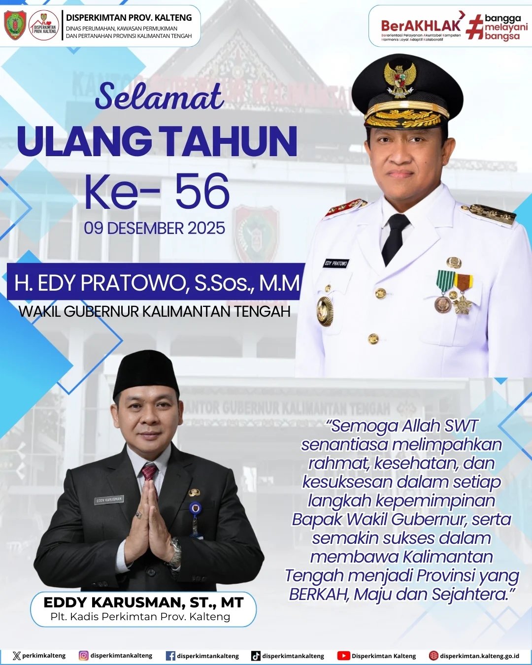 Kontroversi Ucapan Ulang Tahun Istri Gubernur Kalteng di Tengah Kepungan Asap Karhutla