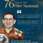 Menbud menegaskan film berperan penting memperkuat memori kolektif bangsa serta menumbuhkan rasa kebangsaan