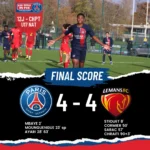 Dominasi di Parc des Princes: PSG Bungkam Perlawanan Sengit Le Mans FC 3-1