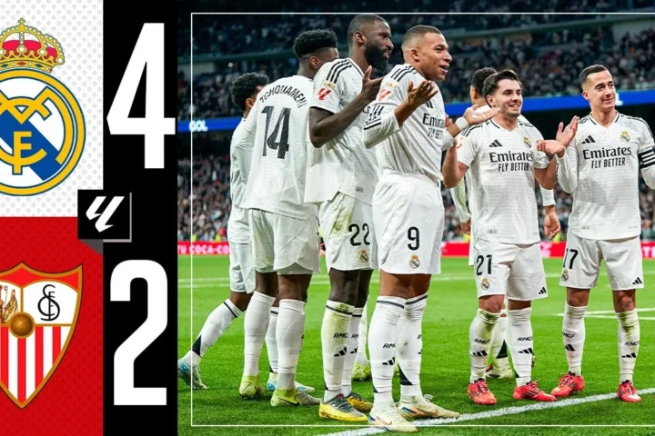 Dominasi Tanpa Celah: Real Madrid Hancurkan Sevilla 4-1 dan Tuntut Mundurnya Javier Tebas!