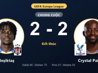 Drama di Istanbul: Beşiktaş vs Palace Berakhir Imbang, Kontroversi Kartu Merah dan Aksi Provokatif Warnai Laga