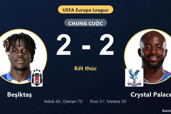 Drama di Istanbul: Beşiktaş vs Palace Berakhir Imbang, Kontroversi Kartu Merah dan Aksi Provokatif Warnai Laga