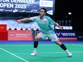 Drama di Odense: Jonatan Christie Siapkan 'Perang Saudara' di Babak 16 Besar Denmark Terbuka 2026