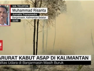 Indonesia Terbelah: Kabut Asap Melanda Wilayah Pesisir dan Kalimantan, Sementara Kendari Hirup Udara Paling Bersih
