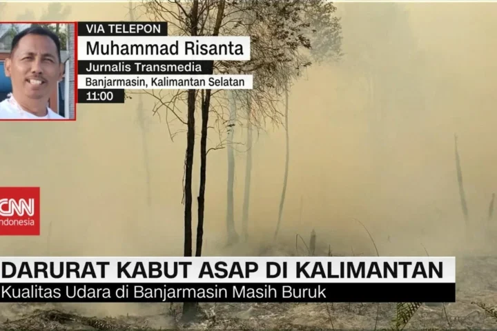 Indonesia Terbelah: Kabut Asap Melanda Wilayah Pesisir dan Kalimantan, Sementara Kendari Hirup Udara Paling Bersih