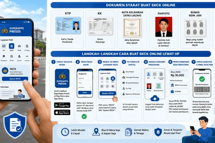 Praktis dan Cepat! Begini Cara Urus SKCK Online Lewat HP Tanpa Perlu Antre Panjang