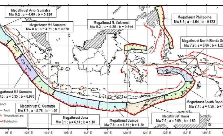 Rangkaian Aktivitas Seismik Melanda: Dari Gempa Sabah hingga Kewaspadaan Megathrust Selatan Jawa