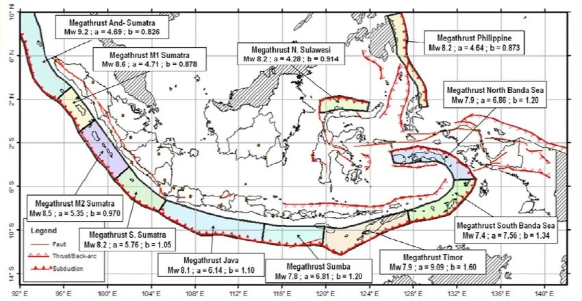 Rangkaian Aktivitas Seismik Melanda: Dari Gempa Sabah hingga Kewaspadaan Megathrust Selatan Jawa