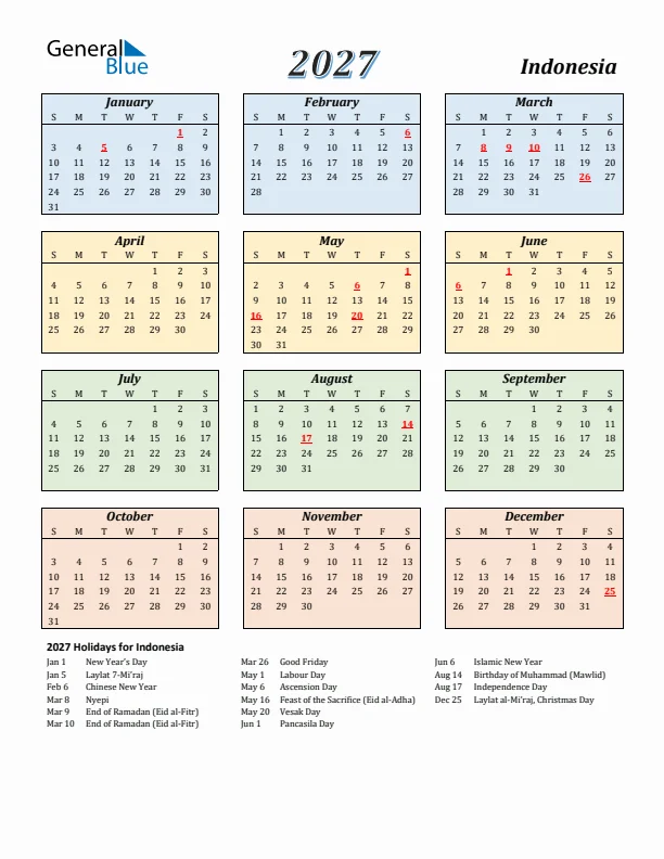 Rencana Liburan dan Nostalgia: Mengintip Kalender 2027 Lengkap dengan Tanggal Merah serta Kejutan Film Oki dan Nirmala