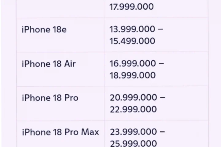 Resmi Meluncur! Intip Daftar Harga iPhone 18 Pro Max dan Spesifikasi Dewa di Indonesia