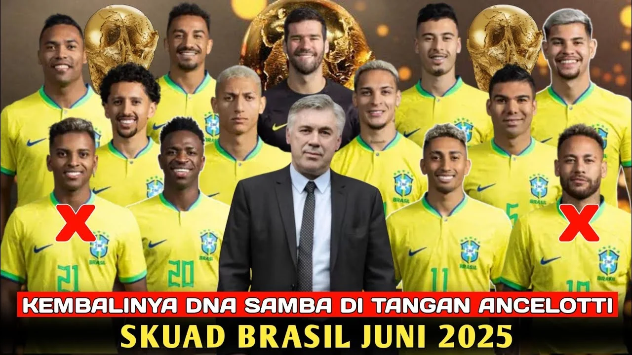 Sejarah Baru di Kolkata: Debut Pedro Morisco dan Perubahan Besar Skuad Brasil Hadapi India