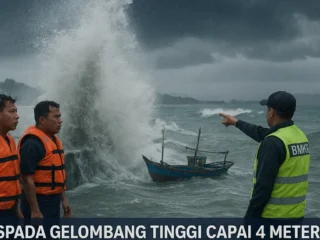 Waspada! BMKG Rilis Peringatan Gelombang Tinggi 4 Meter dan Prakiraan Cuaca Ekstrem di Berbagai Wilayah