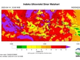 Waspada Cuaca Ekstrem: Gelombang Tinggi dan Indeks UV Mengintai Berbagai Wilayah Indonesia